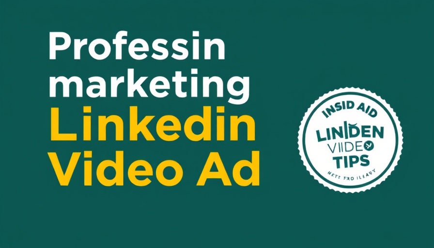 Marketing banner for LinkedIn video ad tips to maximize engagement.
