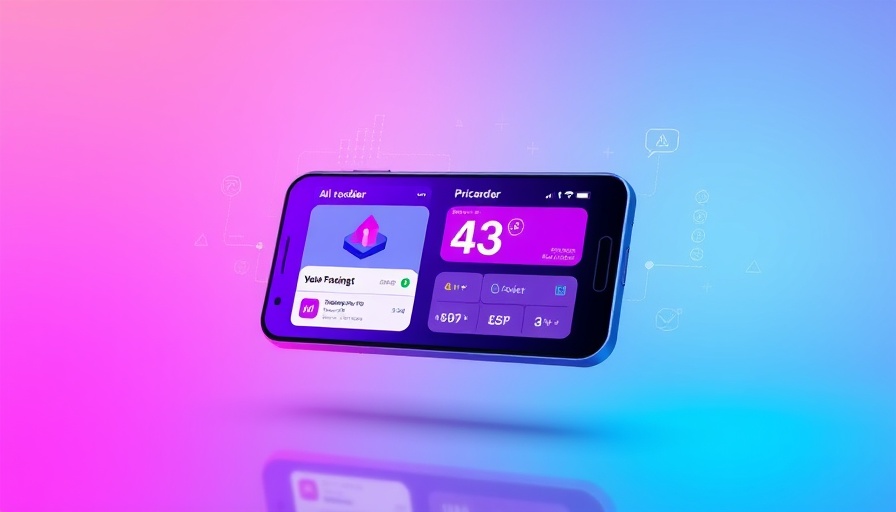 AI agents in e-commerce: smartphone interface with product data and alerts