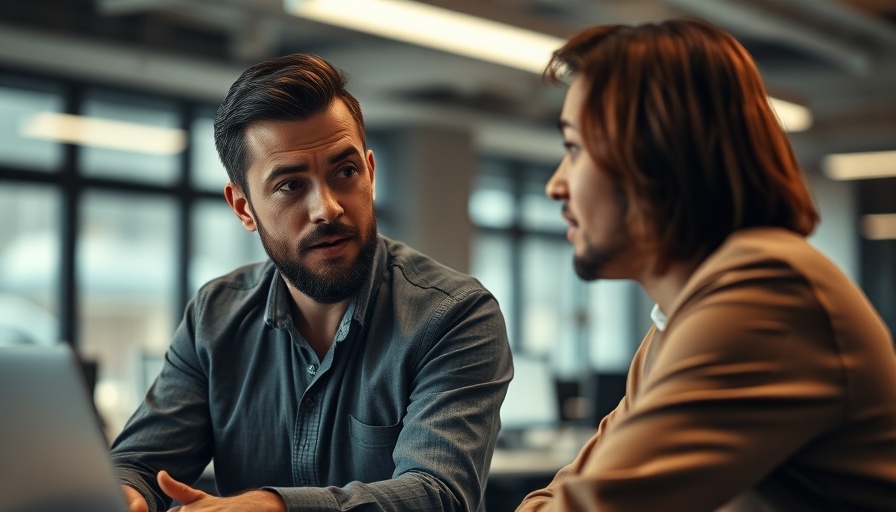 The importance of saying no in leadership: engaged leader in discussion.