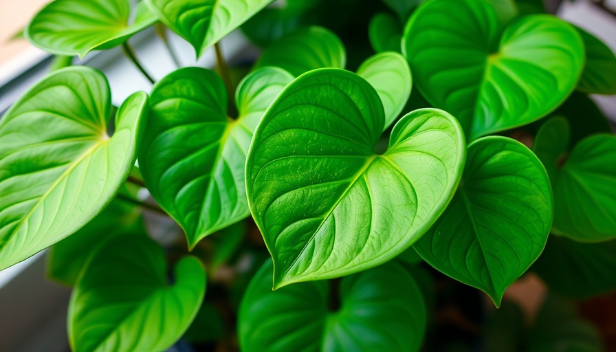 Stunning philodendrons with heart-shaped leaves for your balcony.
