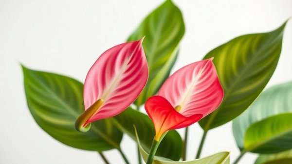Anthurium plant for dark corners, best low light indoor flower.