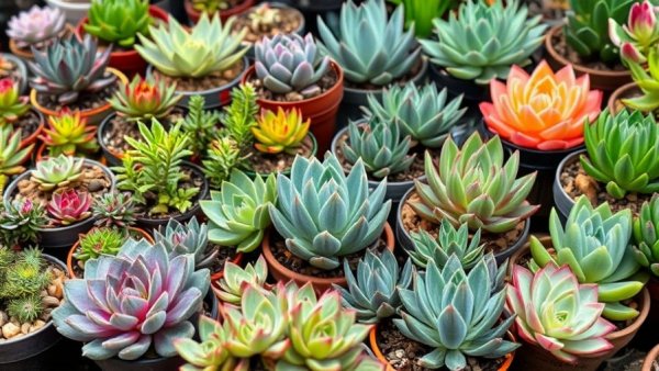 Best Succulents for Beginners - Colorful variety and easy care tips.