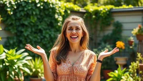 Renter-friendly outdoor upgrades with a cheerful presenter.