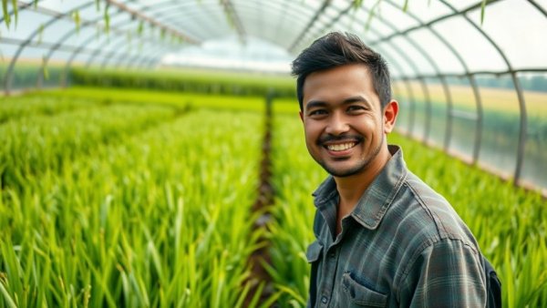 Urban Gardening in Metro Vancouver: Exploring rice cultivation in a greenhouse.
