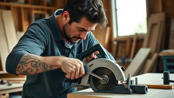 Person cutting plywood with a saw, How to Plan Your Plywood Cuts.