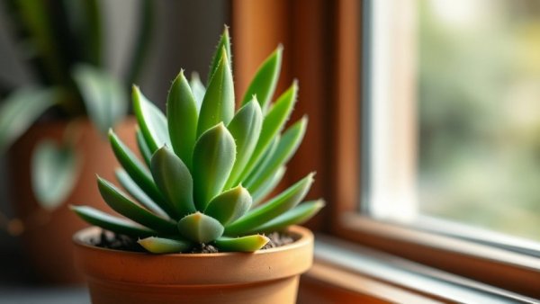 Low-light succulents thriving indoors in soft daylight.