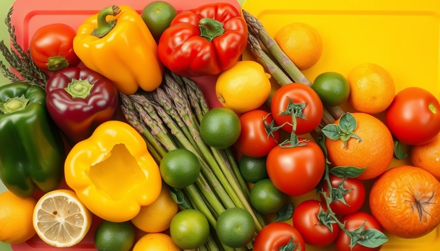 Vibrant fresh produce with '2024 Year In Review' text.