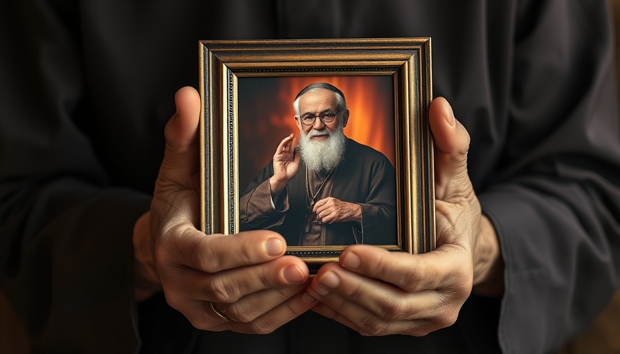 Reverent elderly hands holding photo, invoking mourning reactions.