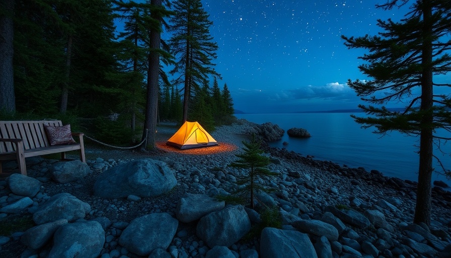 Sleeping Above the Shoreline at North Shore Camping Co.