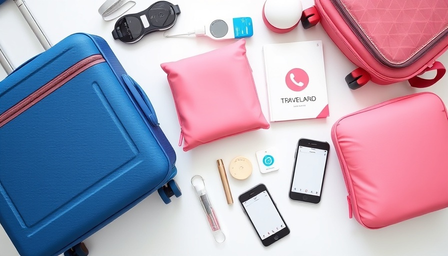Smart travel tips accessories including luggage and gadgets.
