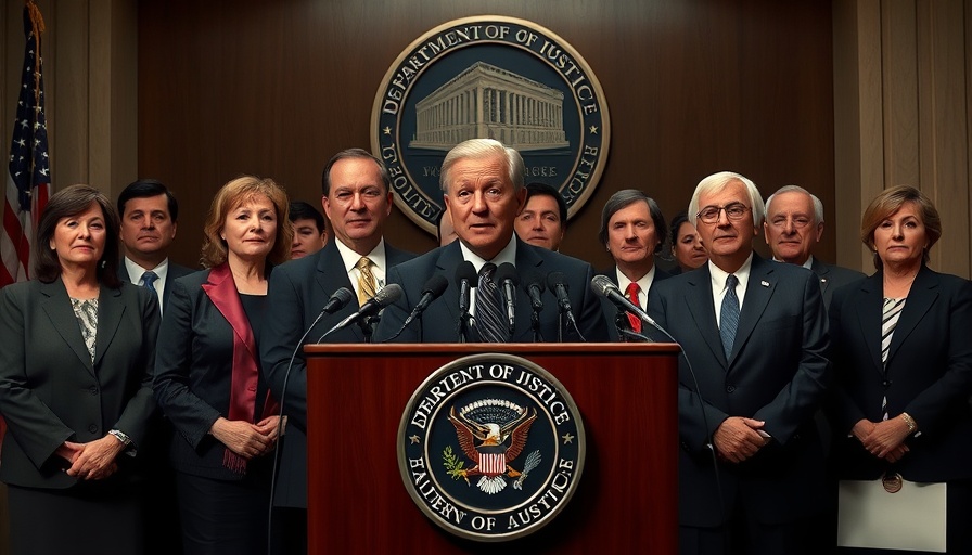 Vance Boelter Letter to the FBI: Officials addressing media at podium.