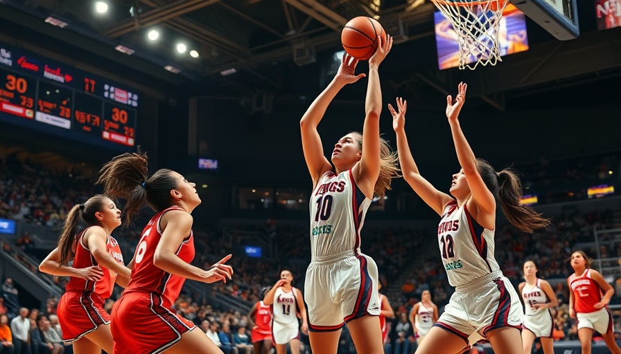 Napheesa Collier in action at WNBA All-Star Game