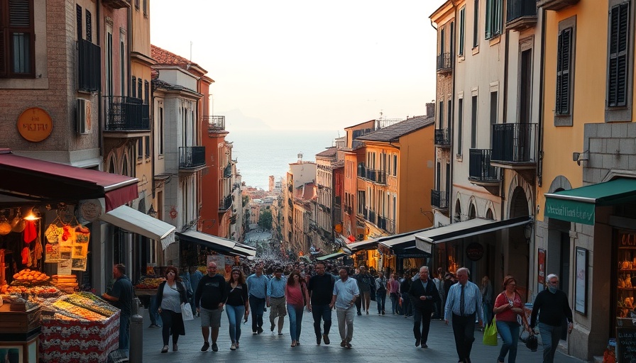 NH Collection Palermo Palazzo Sitano vibrant street scene.