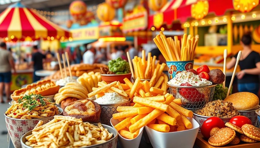 New foods at the 2025 State Fair, colorful and innovative.