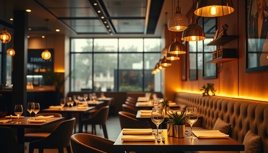 Kizzo Restaurant Minneapolis cozy modern interior with elegant setup.