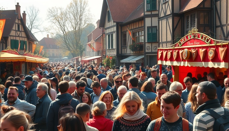 Vibrant Minnesota festival in September 2025 with diverse crowd.