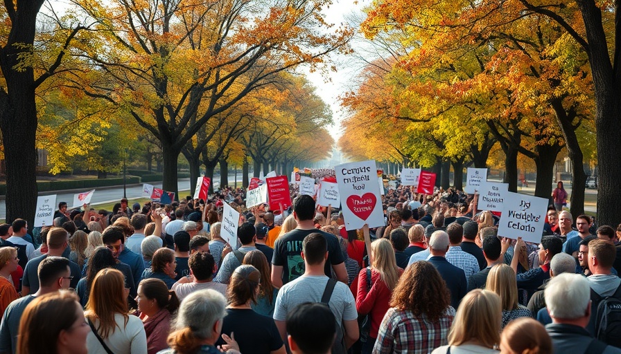 Calgary Alzheimer's Walk and Run participants cheer with signs, fall park.