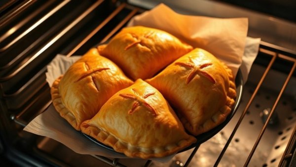 Ma Pies Calgary freshly baked hand pies on tray.
