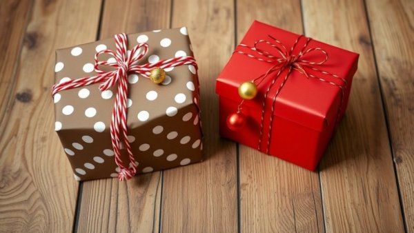2025 holiday gift guide featuring festive wrapped gifts