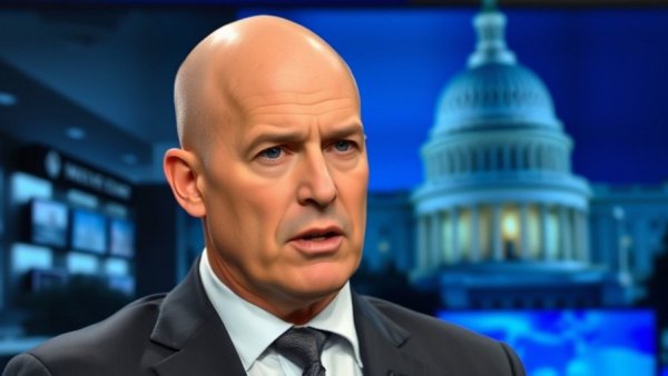 Middle-aged man discussing U.S. military strike controversy in a TV interview.