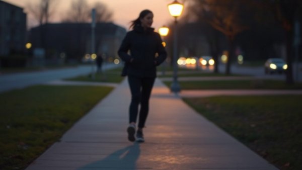 Blurry silhouette of a person related to Brown University shooting.