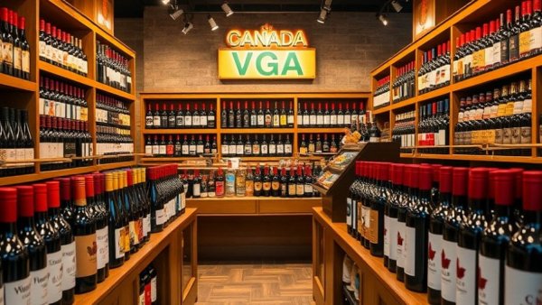 Expand your wine boundaries with Canadian wine display in 2026 store.