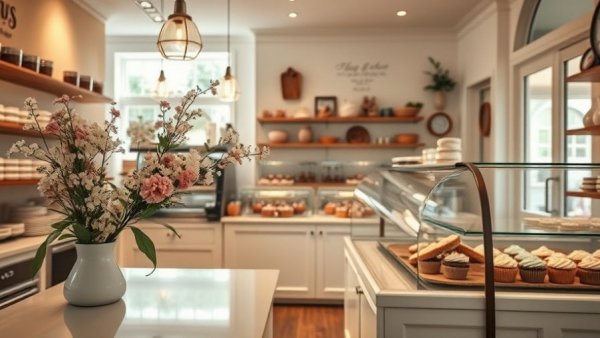 Experience buttercream and brews at charming bakery with cakes and cupcakes.