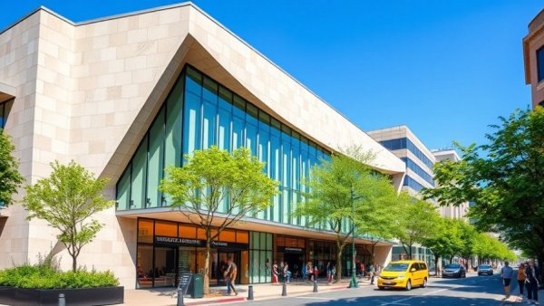 Modern museum architecture in Toronto for museum date ideas.
