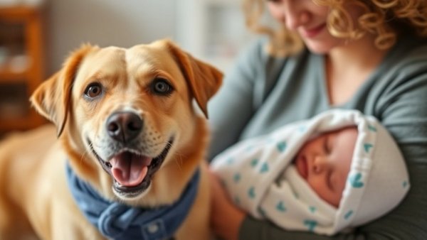 Bringing home a new baby: Your dog isn’t jealous – they’re struggling
