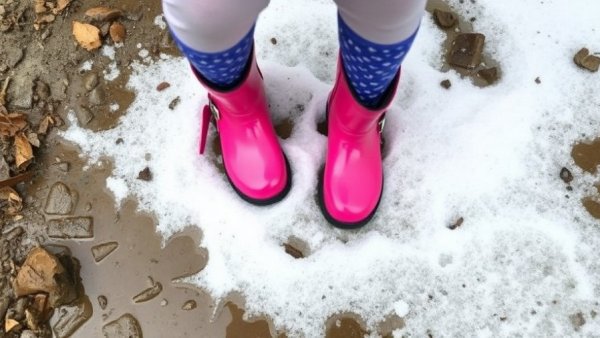 Muddy boots & melting snow: Outdoor play for preschoolers in the slushy months
