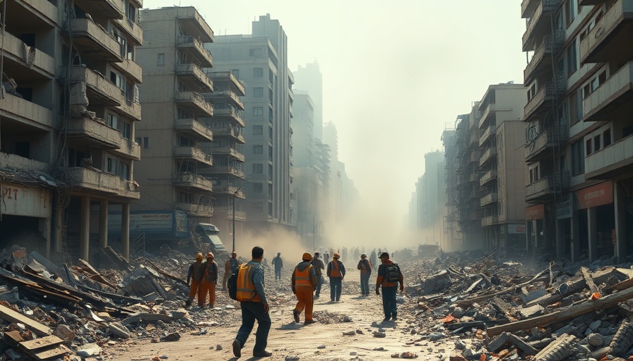 Israel Iran Conflict Updates: Rescue teams navigate debris of collapsed buildings.
