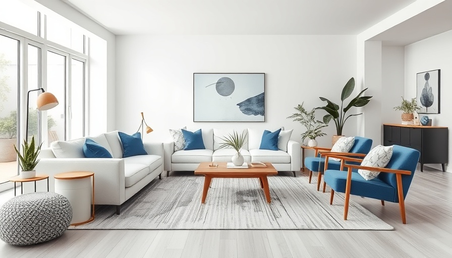 Modern living room in Children's Hospital Lottery Home, stylish design.