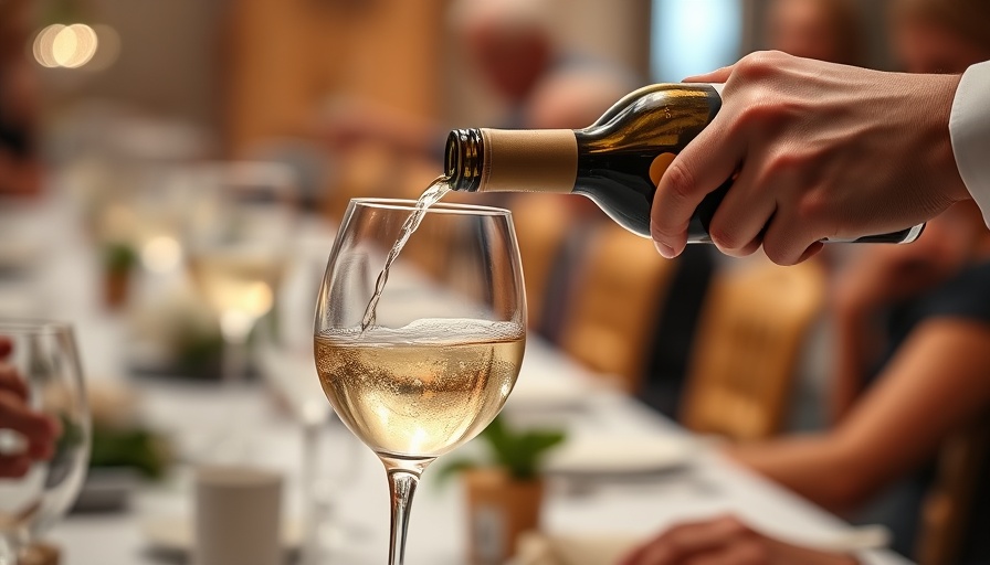 Wine pouring at Calgary Farmers’ Market Event Space.