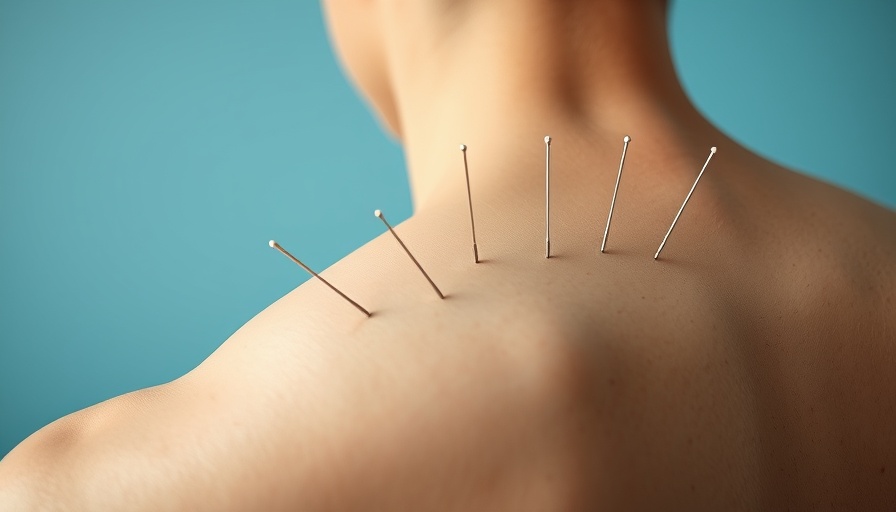 Acupuncture needles on back focusing on traditional Chinese medicine Calgary.