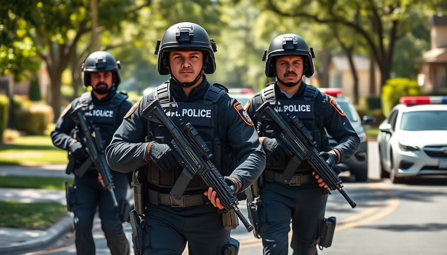 Police securing scene after firefighters ambushed in Coeur d'Alene, Idaho.