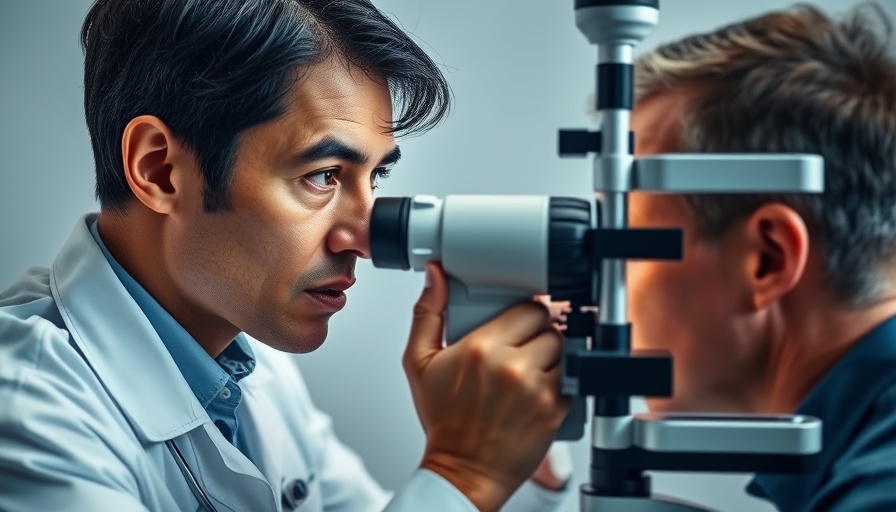 Optometrist exam in Calgary; focus on eye health.