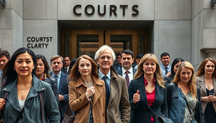 People leaving courthouse after Sean Diddy Combs trial verdict.