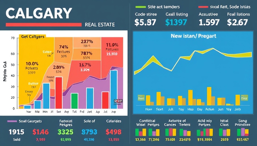 Calgary Real Estate June 2025 Trends infographic with regional stats.