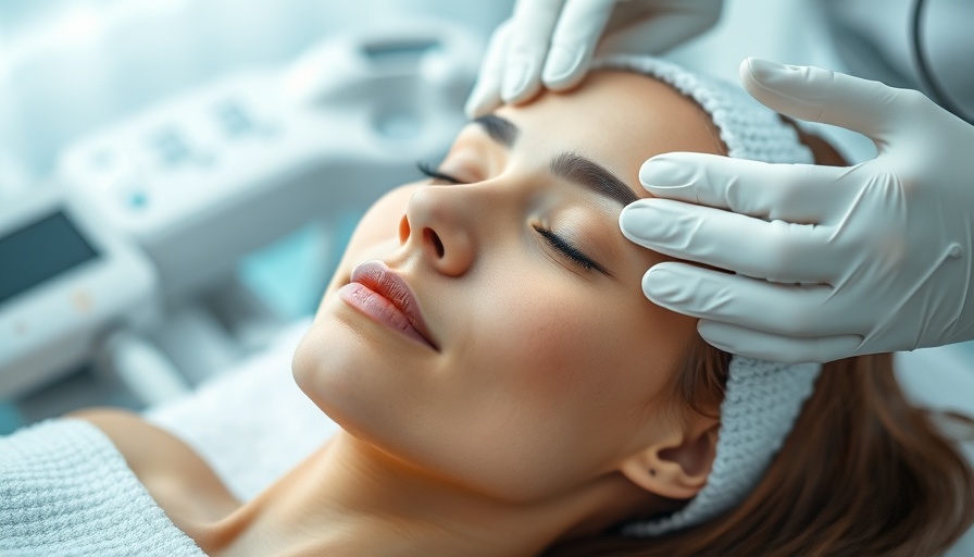 Calgary Skin Treatments Deals: woman receiving facial treatment in a clinic.