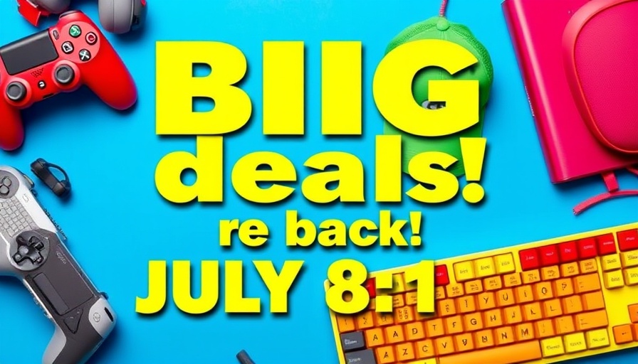 Amazon Prime Day Deals in Calgary promotional image with tech items.