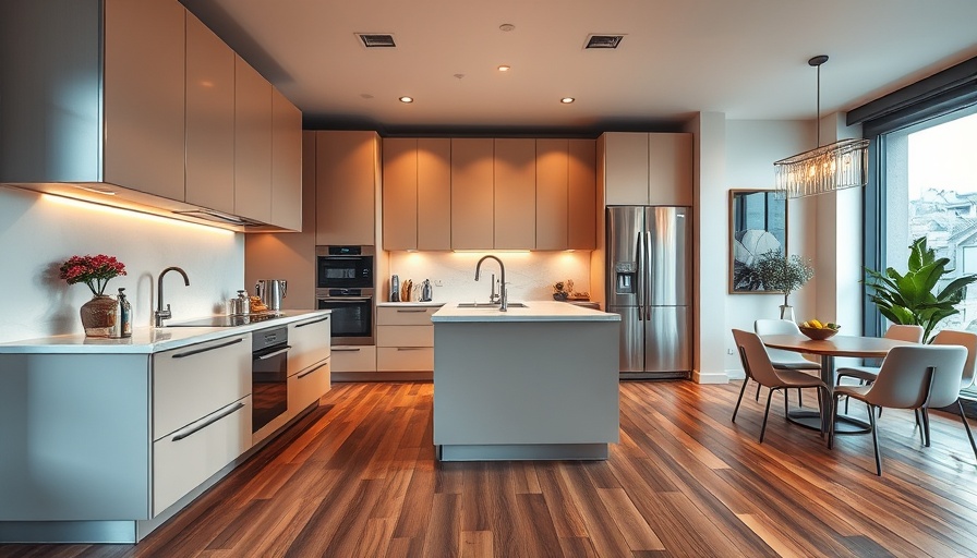 Elegant modern kitchen design with island and stylish lighting, Alberta home builders AvidCX Awards.
