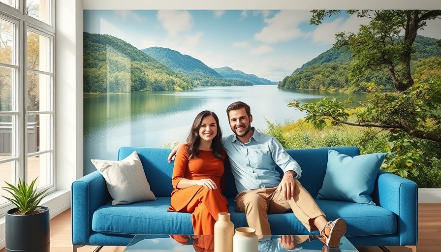 Taza Park connection to nature, couple enjoying modern interiors.