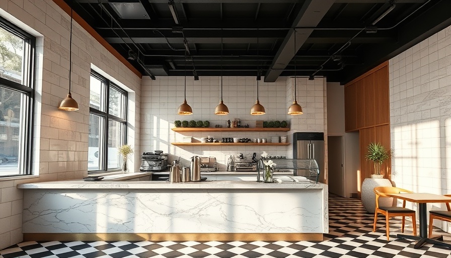 Crave Cupcakes new café interior with stylish design and bright lighting.