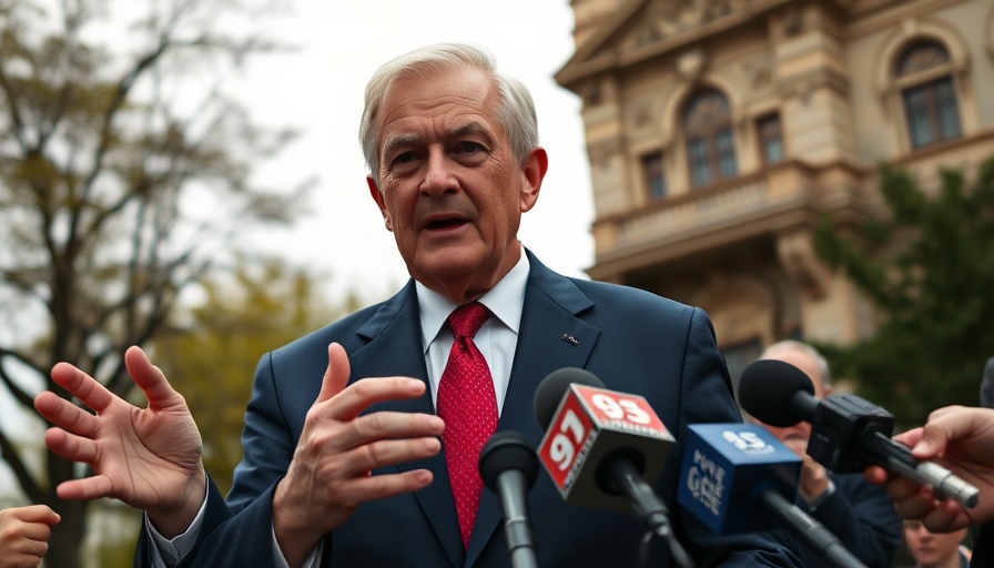 Trump resistance Senate deal discussion outside.