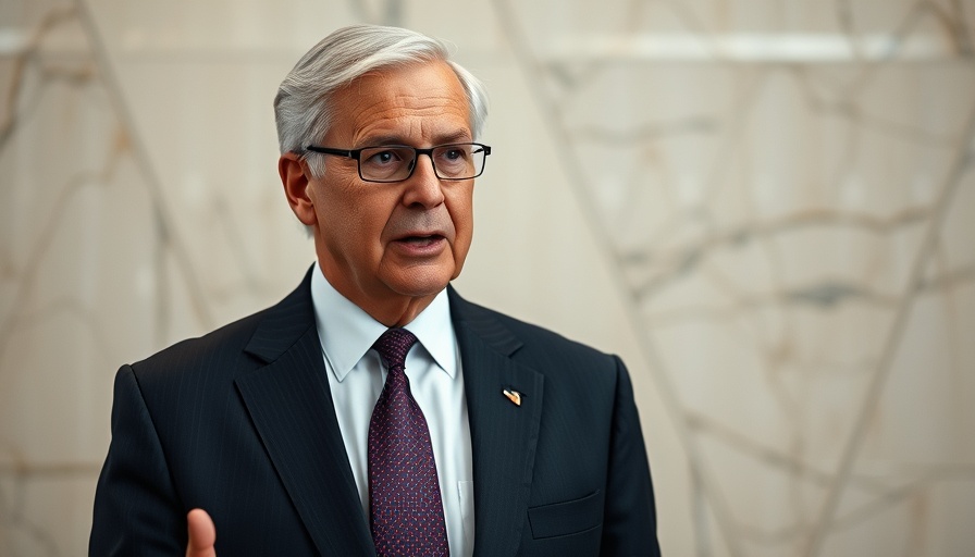 Distinguished older man speaking about Epstein files subpoenas.