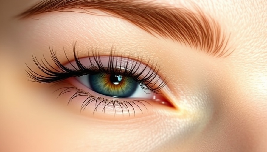 Well-groomed eyebrow and eye showcasing eyebrow lamination in Calgary.