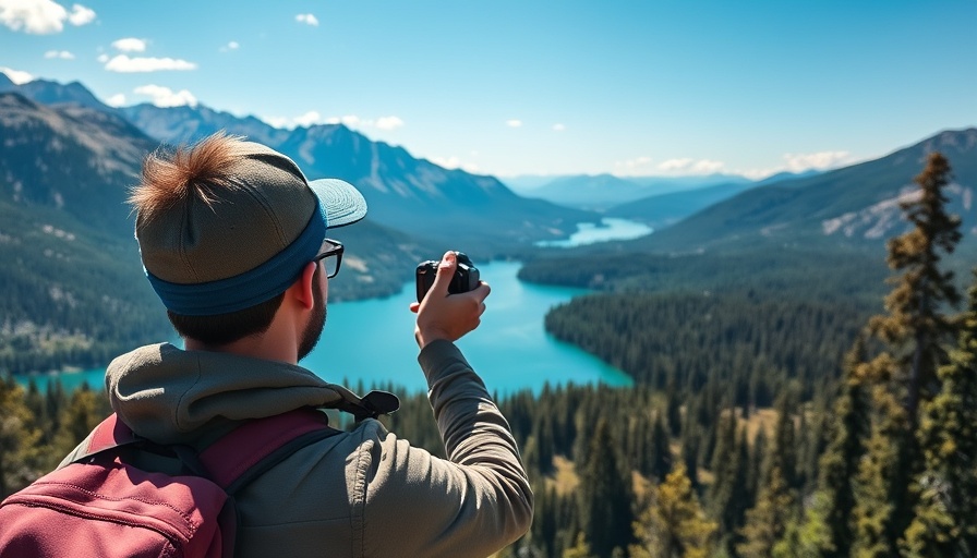 Capturing stunning view in the West Kootenays, lake and mountains
