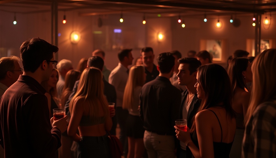 Casual party scene with people conversing, Maxwell provides no incriminating information Epstein associates.