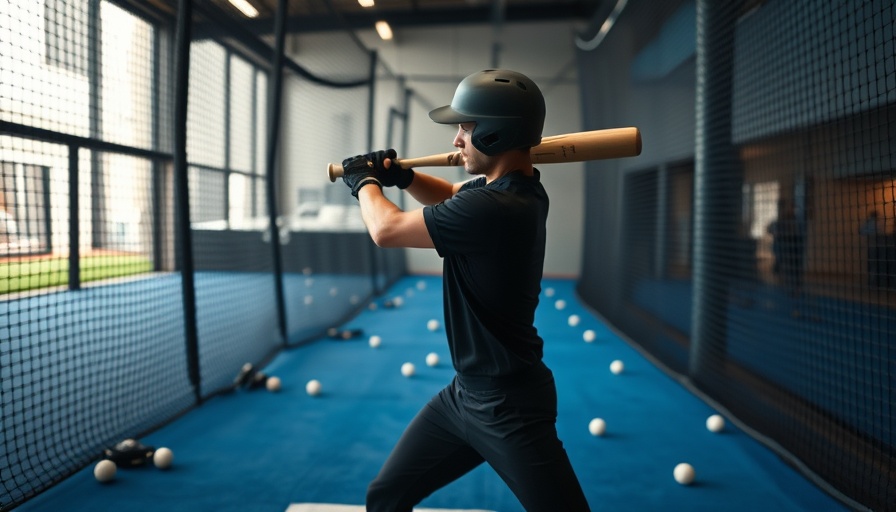 Private Batting Cage Experience in Calgary, individual practicing.