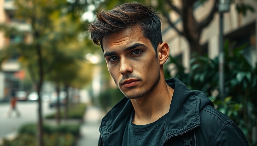 Abrego Garcia coerced plea deal, serious man standing outdoors in urban setting.